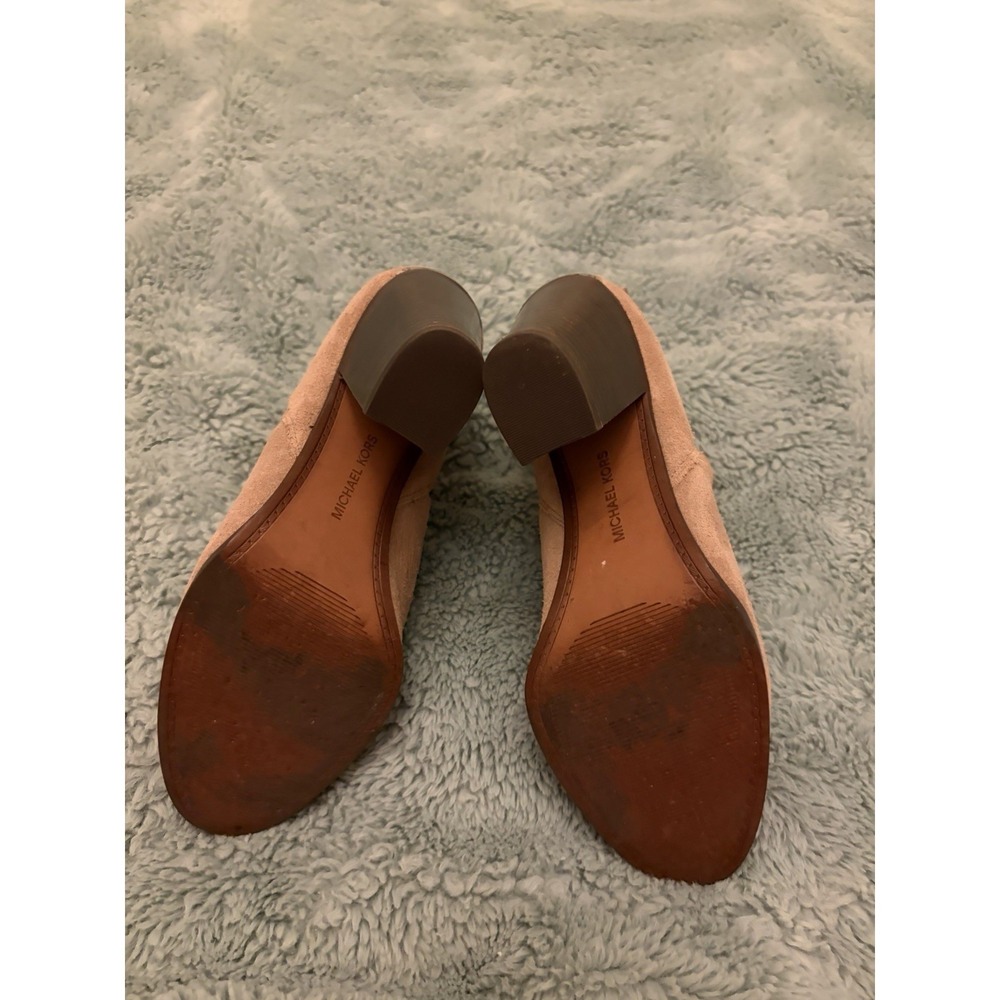 Michael Kors Women's 6M Tan Suede Ankle Boots - Picture 8 of 13